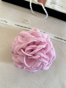 Danish Caro Rose Flower Hair Clip Female Ins Bloggers Same Style French Elegance Retro Minority Shark Clip