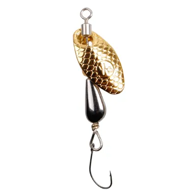 2Pcs Spinner Spoon Metal Bait Fishing Lure 5.5cm/2.8g Sequins Long Shot Spoon Baits for Bass Trout Perch Pike Rotating Fishing