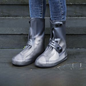 ถุงกันน้ำกันลื่นกันลื่นสำหรับรองเท้าบู๊ตผู้ชายและผู้หญิง หนา ทนทานต่อการสึกหรอ พื้นยางกันลื่น ใส่สบาย ใช้ได้ตลอดทั้งปี