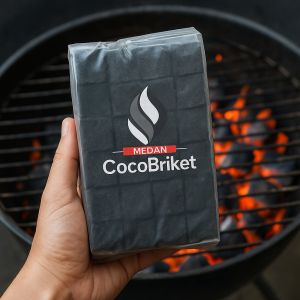 Briket Arang Batok Kelapa Bentuk Kubus 1 Kg