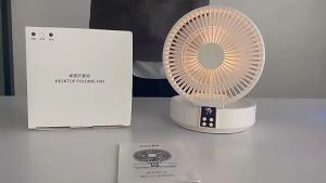 Portable Desk Fan Rechargeable Wall Fan Electric Fan With Remote Control Home Office Mini Table Fan Wall Mounted Clip Electric Fan Cooling Fan USB Fan