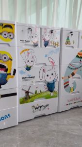 58cm ลิ้นชักเก็บของลาย ตู้เสื้อผ้า 6-5-4 ชั้น ไม่มีกลิ่น คุณสมบัติของไม่พบปลอดสาร ราคาที่สูงในราคา