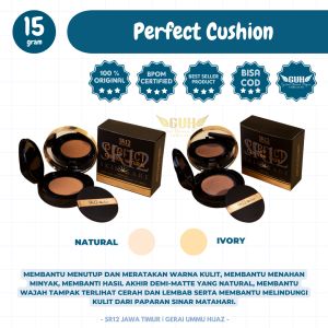 GUH CUSHION SR12 PERFECT COVERAGE CUSHION FOUNDATION NATURAL IVORY