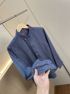 Áo Sơ Mi Nam Công Sở Dài Tay Kẻ Sọc Dày Dặn Thoải Mái Mùa Thu Thường Ngày Đi Làm Quần Áo Công Sở Chất Liệu Sợi Polyester