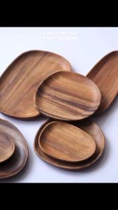 Đĩa Gỗ Óc Chó Nhập Khẩu Mỹ Liền Khối (Đủ Cỡ và Kiểu Mẫu) Đựng Đồ Ăn/Trang Trí/Chụp Hình/Decor/Phụ Kiện Chụp Ảnh/Trang Trí Món Ăn