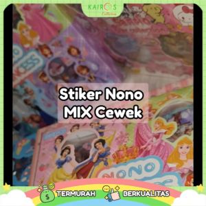 STIKER NONO MIX KARAKTER CEWEK (ECER)