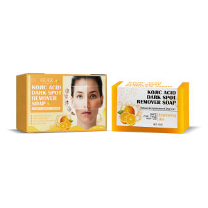 Eelhoe Kojic Acid Dark Spot Remover Soap Facial Clean Soap Improve Texture Whitening Brighten Oil Control Deep Moisturizing Vitamin C Reduce Acne Scar Fade Freckle Melanin Bleaching Even Skin Tone Face Care Soap 100g