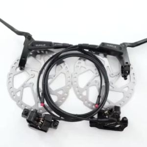 Bộ Phanh Đĩa Thủy Lực 2 Piston TESNO Ebike Phanh Trước Sau Đĩa 160mm Dành Cho Hệ Thống Dầu Xe Đạp 850mm-1700mm