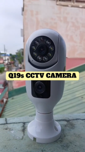 YOOSEE Q19S AI Human Tracking CCTV Camera Outdoor HD 2MP indoor and outdoor PTZ control Full-Color Day & Night Vision two way audio 2.4G wireless WiFi Connect to phone bulb CCTV