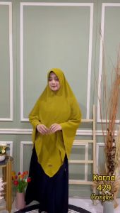 BISA COD Hijab Instan Jumbo Kepala Pet Antem Kode KARNA Bahan Kingkel Premium By Ory AjeZas Collect