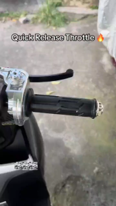 SMOK QUICK THROTTLE UNIVERSAL CNC ALUMINUM ANTI THEFT TECHNOLOGY SILVER/BLACK