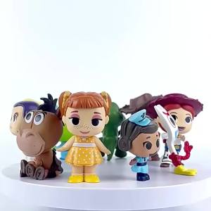 Bandai | Hot Movie Cartoon Toys Story Woody Buzz Lightyear Action Figure Collectible Model Toys Christmas Gift