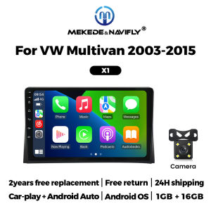 MEKEDE 2 Din Carplay For Volkswagen Multivan T5 2003-2015 IPS Screen Car Radio GPS BT autoradio Stereo Intelligent audio system