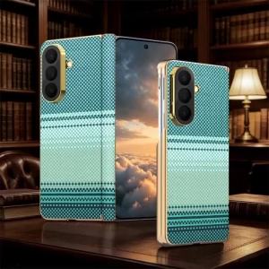 szhaiyu | Premium Leather Phone Case For Samsung Galaxy Z Fold 8 Ultra 7 6 Magnetic Dual-axis Hinge Protection Shockproof Cover