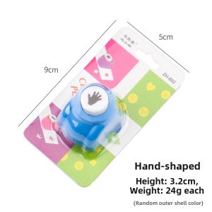 Large Size Flower Pressing Machine Childrens DIY Handcraft Material Kit Kindergarten Snowflake Star Shape Punching Machine