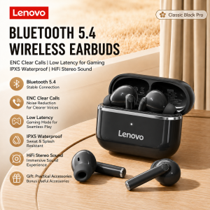 Lenovo | Lenovo EA230 TWS Gaming Earphones 360°Stereo Sound Effects Wireless Bluetooth Headphone HD HIFI Stereo Earbuds For Sport Running