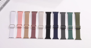 Elastic Silicone Sport Strap for Apple Watch Ultra 4/3/2/1 49mm & Series 12/11/10/9/8/7/SE 46mm 45mm 44mm 42mm 41mm Breathable Waterproof Band