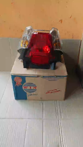 Win - Lampu Stop Vario Techno Karbu 2010-2012 SET KABEL + BOHLAM