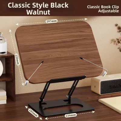 MINGZHUO | Rotatable Adjustable Reading Stand Book Clamp