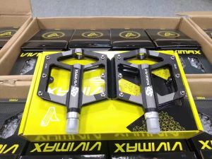 VIVIMAX Taiwan Ultra Light Aluminum Alloy Road and Mountain Bike Pedals Universal Cycling Pedals for Men and Women