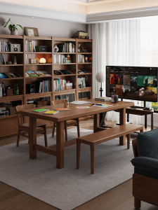 DONGMU | Open Study Long Wooden Desk