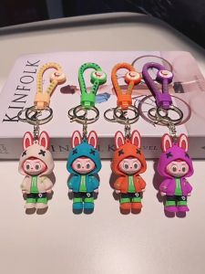 ลาบูบู้ Labubu พวงกุญแจ ขนาดเล็ก กันสูญหาย จี้ห้อยรูปการ์ตูน เนื้อดี ทนทาน เกรดพรีเมียม