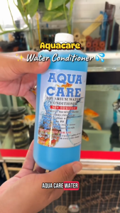 AQUA CARE Aquarium Water Conditioner - Removes Chlorine Chloramine & Heavy Metals Fish Safe