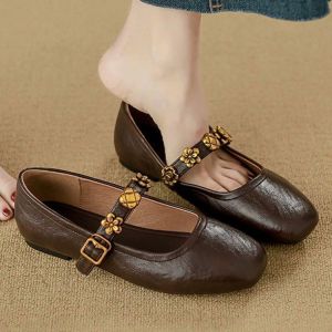 JIFANPAUL | Shallow Flat Comfortable Mary Jane Shoe