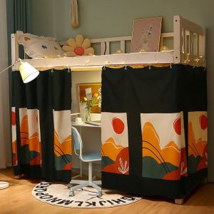 【Buy 1 take 1】Student bunk beds blackout curtain dormitory single Bed mosquito protection kurtina