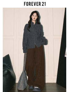 High Waist Wide Leg Casual Pants Womens Loose Fit Coffee Color Slimming Drapey Knife Edge Pants Autumn Season Citywalk