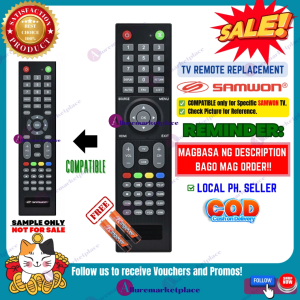 SAMWON SMART TV Remote Control [**Mag Basa B4 Umorder**] Replacement Remote for SAMWON LED TV SAMWON Remote TV alluremarketplace2nd