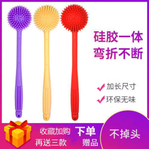 ซิลิโคนนวดค้อนลูกบิดแตะ Stick คอและขานวด Meridian สุขภาพฟิตเนสกลับเครื่องมือขนาดเล็ก Double-Sided Mechanical Control