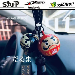 Japan JDM Lucky Keychain Bell Key Ring Fortune Cat Keyring Wealth Health Attraction Gift Shopping Bag Decoration Car Accessories