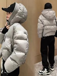 European Goods Winter down Cotton Jacket Womens 2023 New Arrival Small Cotton Padded Thickened Oversize Short Coat