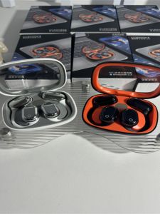 Open-Design Bluetooth Earphones for Fitness Outdoor Sports Comfortable Long-Term Wear No-Clip Ear-Hooks High-Quality Sound