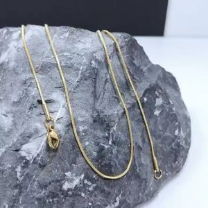 Kalung Titanium Anak Sampai Remaja Motif Bulat Emas Anti Luntur