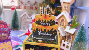 Oldlaiben Birthday Money Box Cash Pull Gift Boxs Pull Out Valentines Day Cash Diy Pull-Out Surprise Gift Box