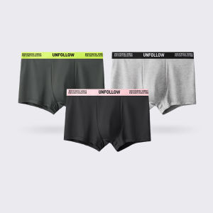 Trendy Letter 10A Grade Breathable Mens Briefs