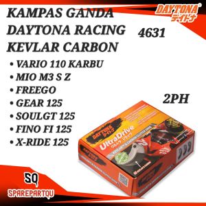Kampas Ganda Daytona Racing Mio M3 S Z Fino Soulgt Xride 125 Kevlar Carbon 2PH