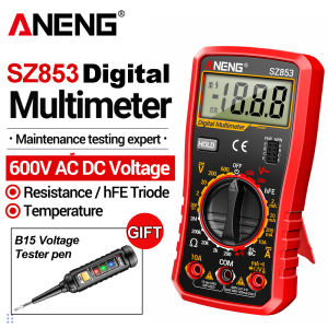 ANENG | ANENG SZ853 1999 Count Digital Multimeter Kit Free B15 Voltage Detector Back Support Low Battery Prompt Electrical Repair Tool