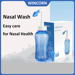 2-in-1 Nasal Wash Pot and Nose Cleaner for Allergic Rhinitis and Sinus Irrigation