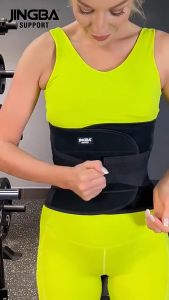 KORSET PENOPANG TULANG BELAKANG PRIA WANITA KORSET PENAHAN NYERI PINGGANG PUNGGUNG KORSET PELANGSING PERUT KORSET ANGKAT BERAT BESI