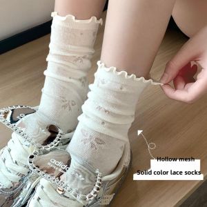 JOSEN LIGHTING | Summer Lightweight Mid-Calf Lace Socks