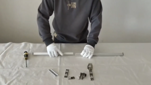 Heavy Duty Aluminum Alloy Curtain Track with Full Accessories