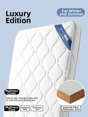BESSIAO | Kindergarten Baby Mattress Latex Coconut Coir All-Season