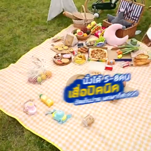 เสื่อปิคนิค พับได้ กันน้ำ กันชื้น อเนกประสงค์ มีให้เลือก 3 ขนาด แบบลายสก๊อต แบบลายสก๊อต พกพาสะดวก