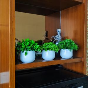 Mini Green Plant Ornament Simulation Potted Plant Living Room Decoration Home Decor