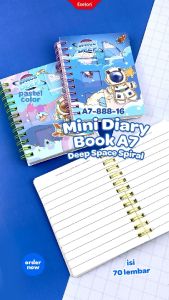 Note Book Spiral A7 Karakter / Diary Spiral A7- 70 Lembar Buku Catatan Merek Nobrand Motif Buku Spiral A7888 Pengiriman Instant Dan Ekspres - Lazada