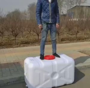 Large capacity of water storage tank of household water tower pressure Anti aging switch horizontal belt leading plastic High temperature resistance outdoor white kitchen roof Food grade horizontal water tank thickened plastic bucket