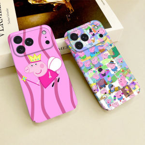 Hasbro | Phone Case For iPhone 17 16 15 14 13 12 11 Plus Pro Max Mini Glossy HD Hard Cover Film Shell P-Peppa P-Pig